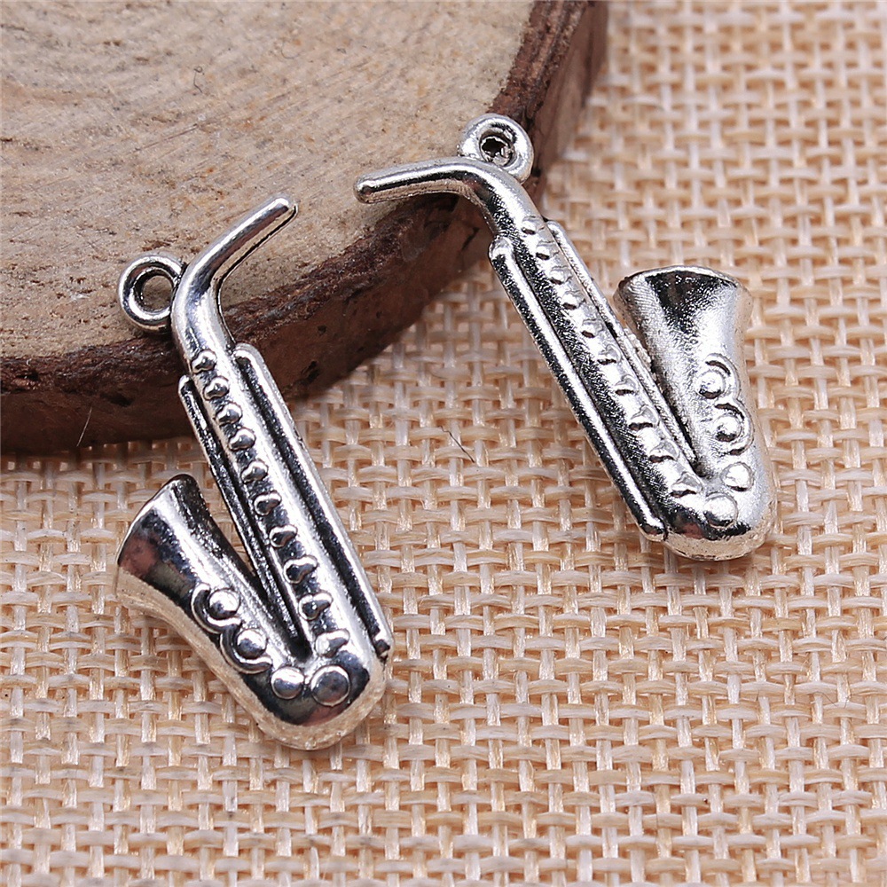 Musical Instrument Jewelry - 20 stuks 26x21mm (1.02x0.83 inch) Antiek