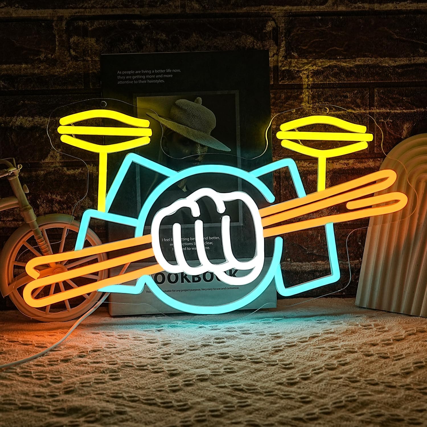 Drumstel Neonlicht USB-aangedr - Musical Instrument Dulcimer recensie en prijs