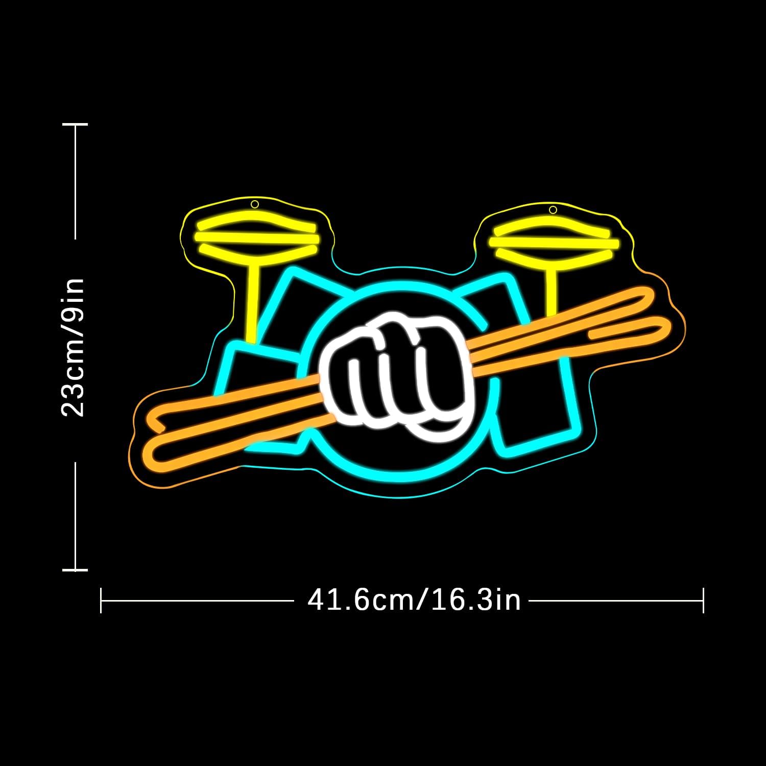 Drumstel Neonlicht USB-aangedr - Musical Instrument Dulcimer recensie en prijs