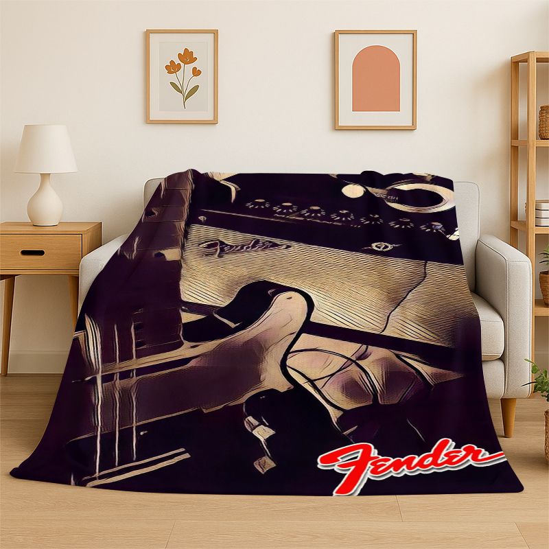 Retro Fender Gitaar Logo Instr - Musical Instrument Logo recensie en prijs