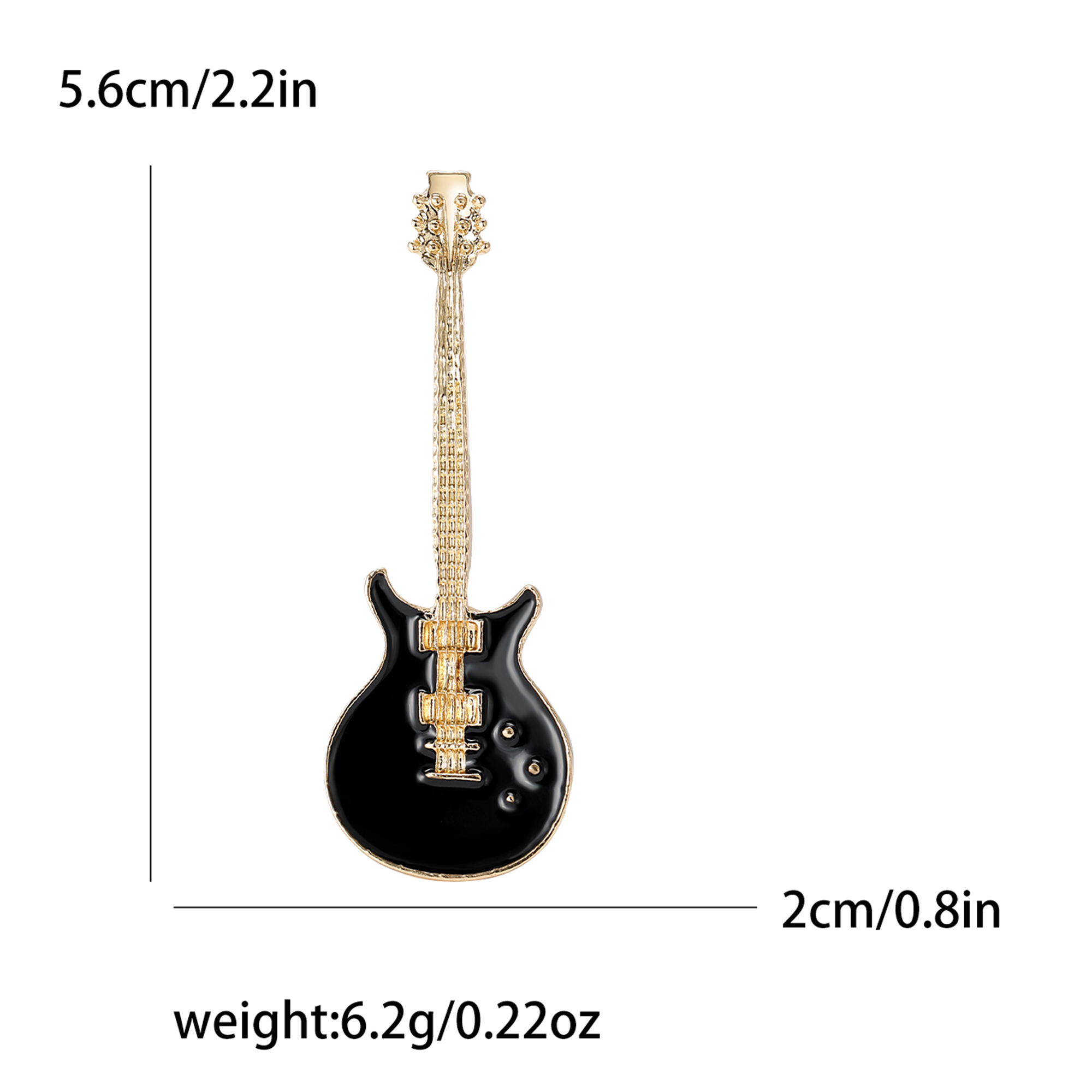 Beaut&Berry Luxe Emaille Gitaa - Musical Instrument Symbols recensie en prijs