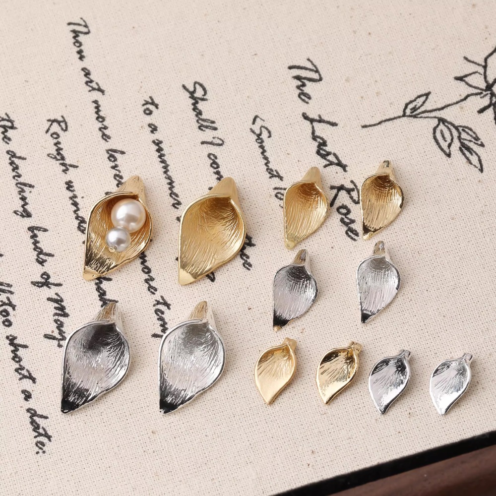 4 STKS Sierlijke Hoorn Bloembl - Musical Instrument Jewelry recensie en prijs
