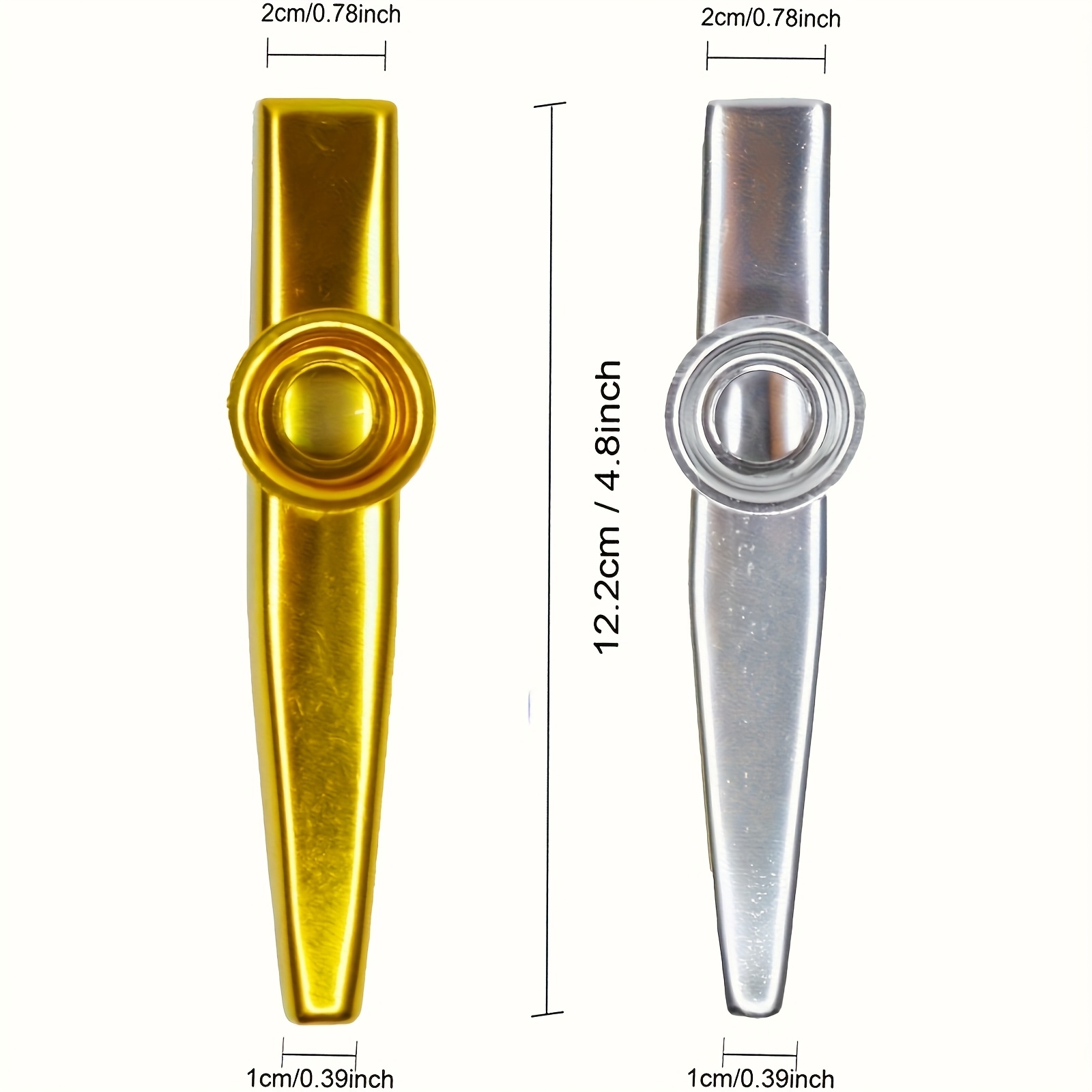 7 stks Metalen Kazoos Eenvoudi - Musical Instruments Easy recensie en prijs