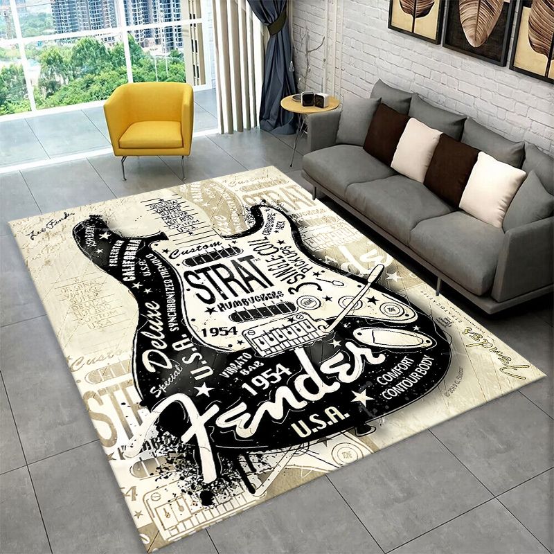 Retro Fender Gitaar Logo Instr - Musical Instrument Logo recensie en prijs