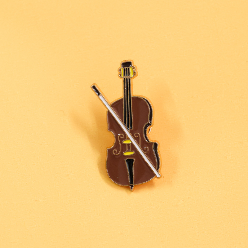 Cartoon Viool Emaille Pin Badg - Musical Instrument Symbols recensie en prijs