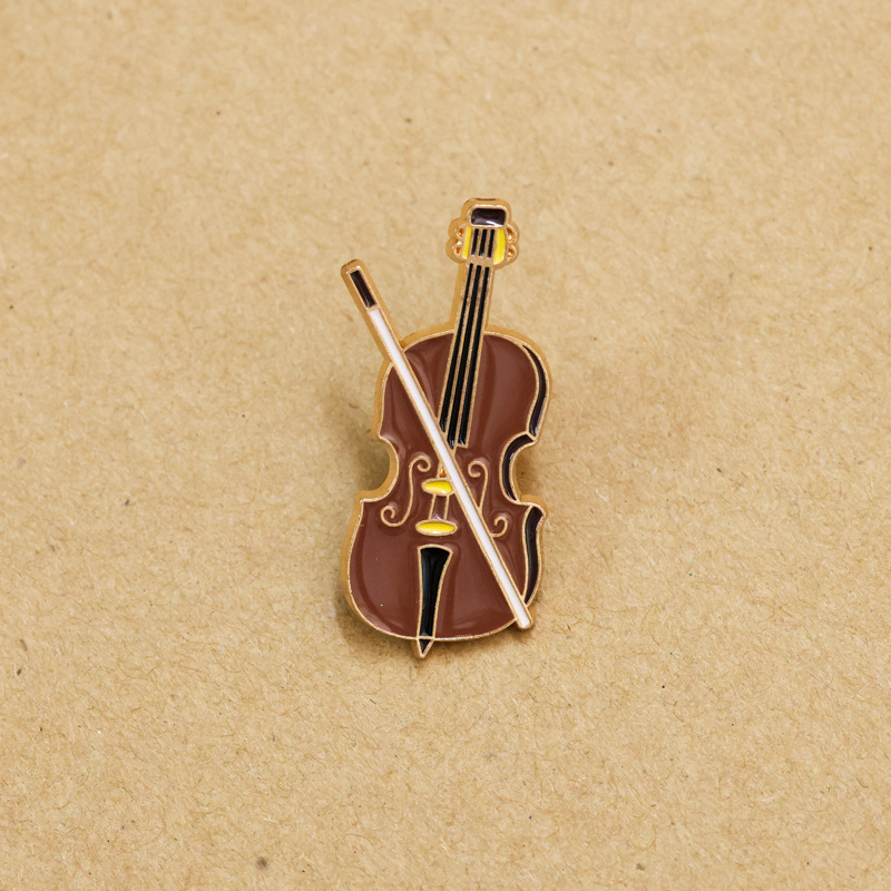 Cartoon Viool Emaille Pin Badg - Musical Instrument Symbols recensie en prijs
